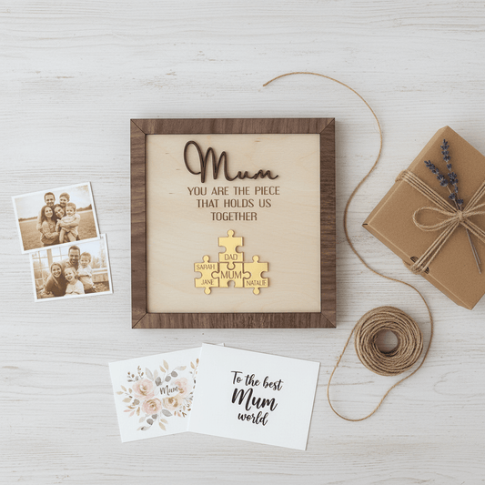 Custom Wooden Picture Frame Puzzle | Personalized Photo Jigsaw | Unique Gift