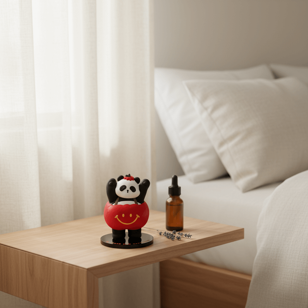 Panda aromatherapy stone home decor