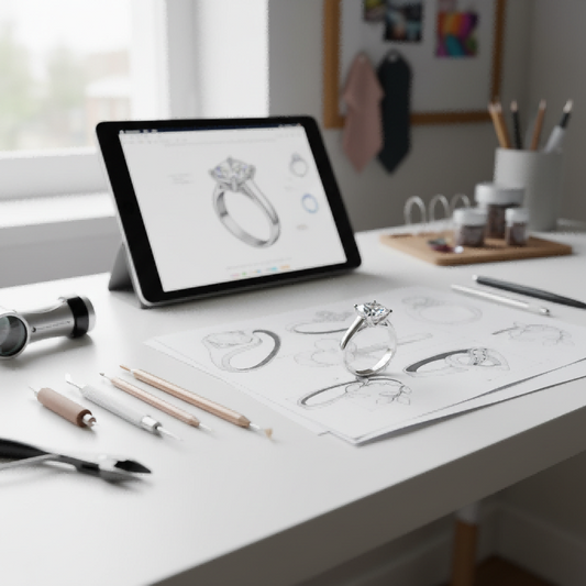 Custom Ring Design Service | Personalized Silver Band | Engagement Wedding | Unique Jewelry