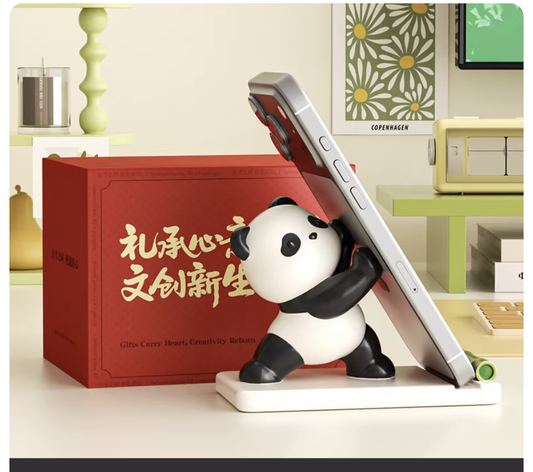 Kung Fu Panda Phone Stand | Cute Desktop Holder | Creative Office Gift