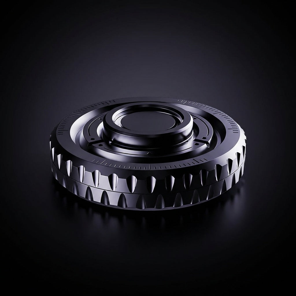 3-in-1 Stainless Steel Fidget Spinner | EDC Clicker Coin Stress Relief Toy