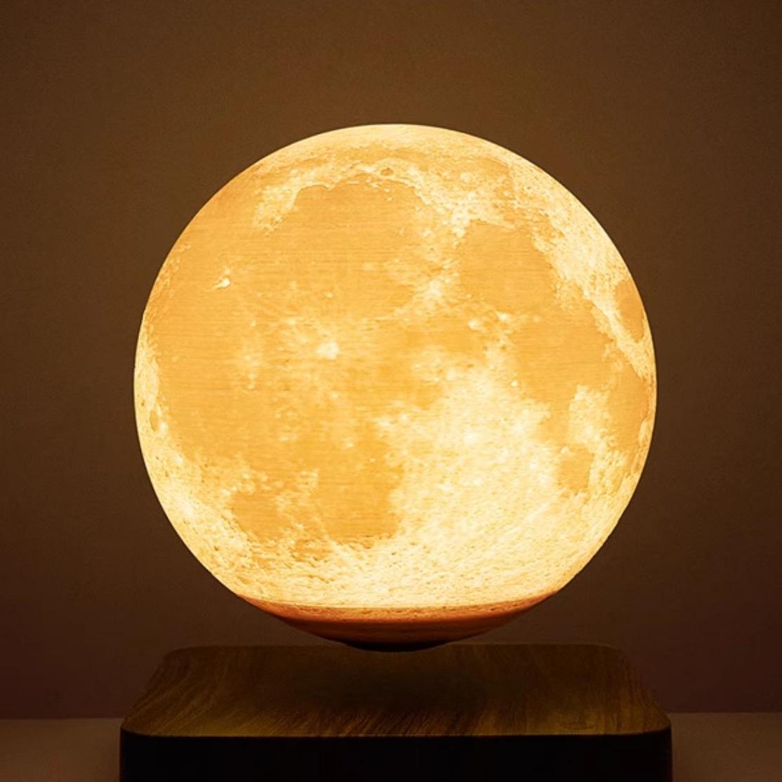 Magnetic Levitation Moon Lamp | 3-Level Warm Dimmer