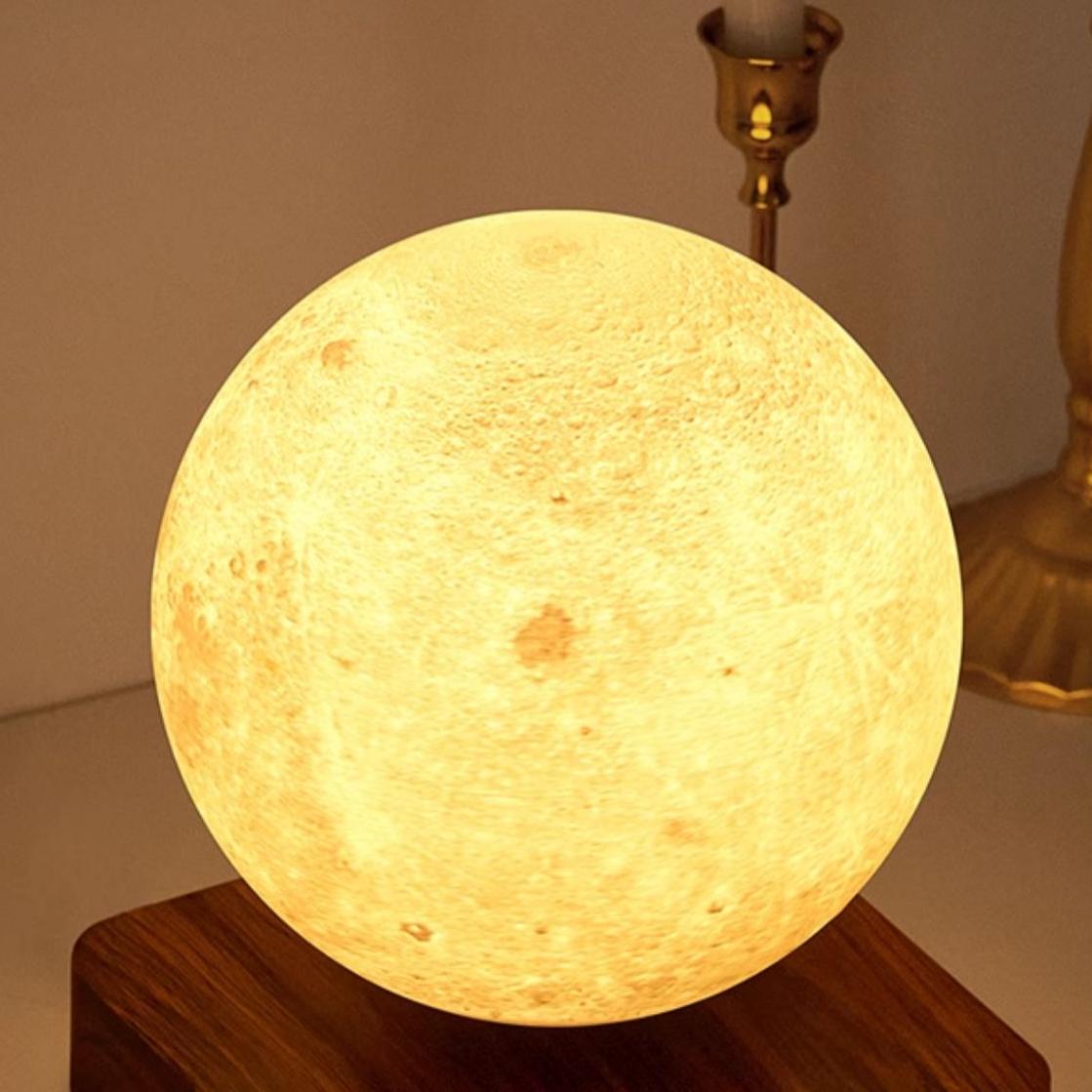 Magnetic Levitation Moon Lamp | 3-Level Warm Dimmer