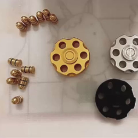 Revolver Fidget Spinner - Premium Metal Stress Relief Toy