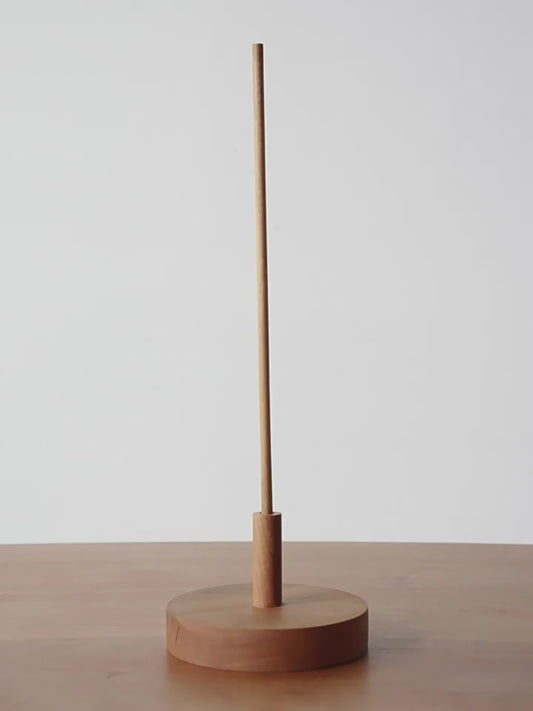 Christmas Tree Building Blocks - Handcrafted Wood Desktop Ornament & Puzzle