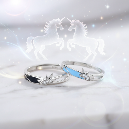 Unicorn Couple Ring Magical Enchanting Product