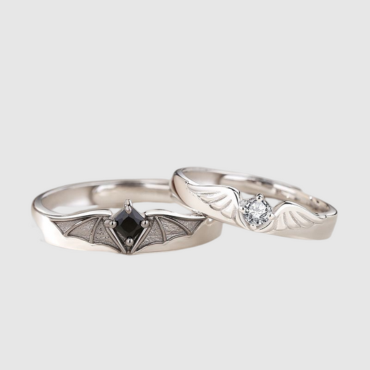 Angel Devil Couple Ring with Fashionable Personality  Creative
