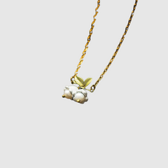 Lily of the  Valley Pearl Necklace for Girlfriend