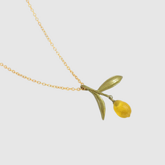 Lemon Necklace Temperament Clavicle Chain Christmas Gift