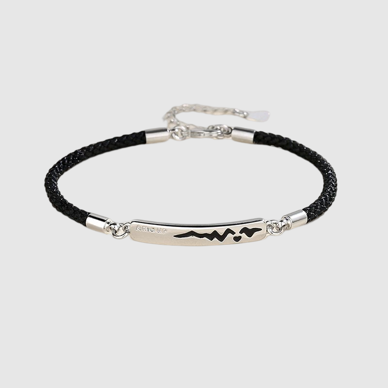 Temperature-sensitive color-changing heartbeat couple bracelets