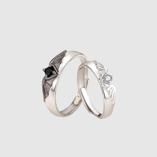 Angel Devil Couple Ring with Fashionable Personality  Creative