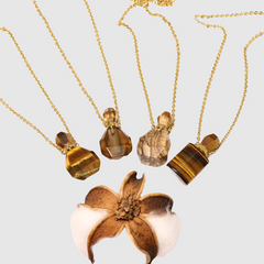 Amethyst Perfume Bottle Openable Ladies Necklace