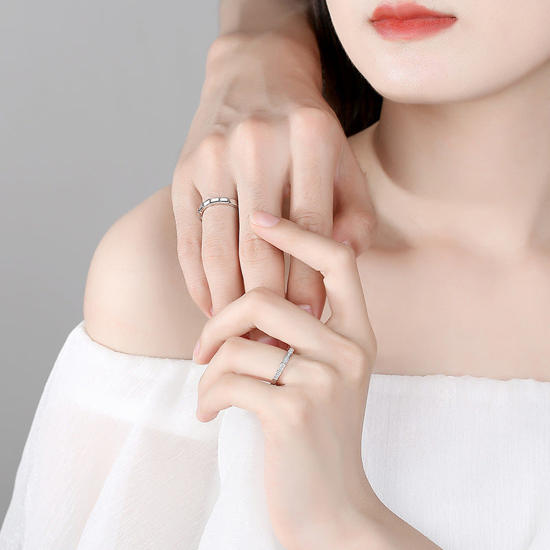 Original Mobius Couple Ring and Color Can be Change with Temperature Valentine's Day Gift