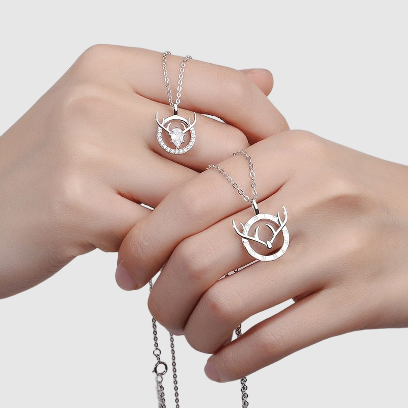 Antler Pendant Clavicle Chain Lover Gift