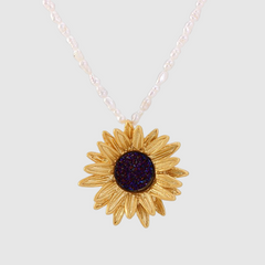 Women's Sunflower Necklace Clavicle Chain