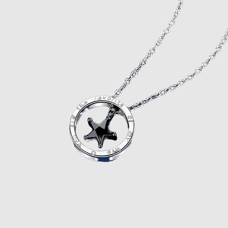 Star and Moon Guardian Creative Couple Necklace Valentine's Day Birthday Gift