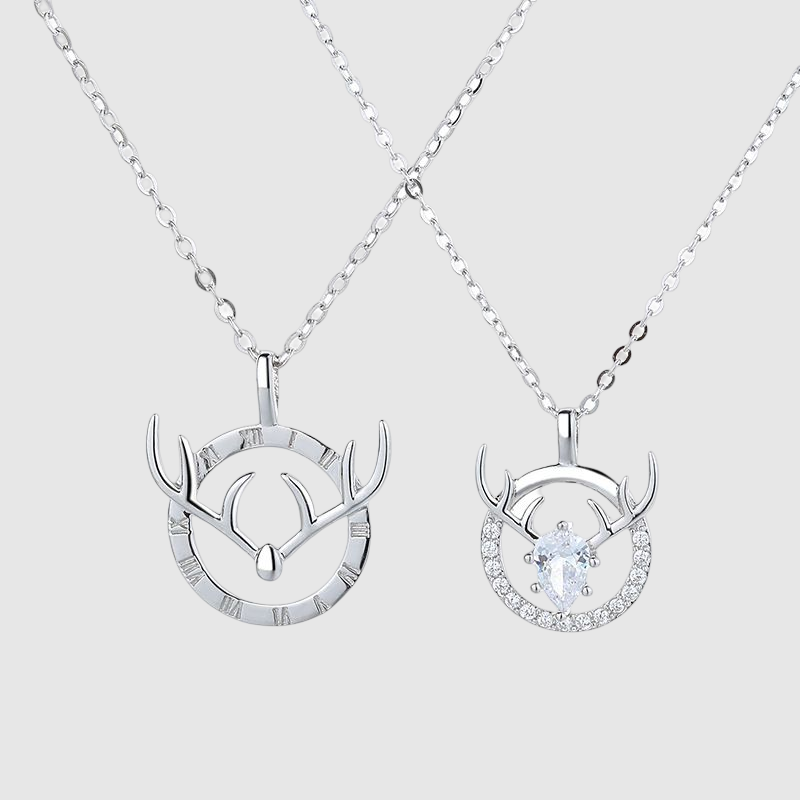 Antler Pendant Clavicle Chain Lover Gift
