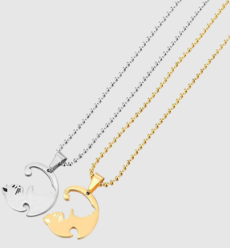 Cute Cat Necklace for Lover