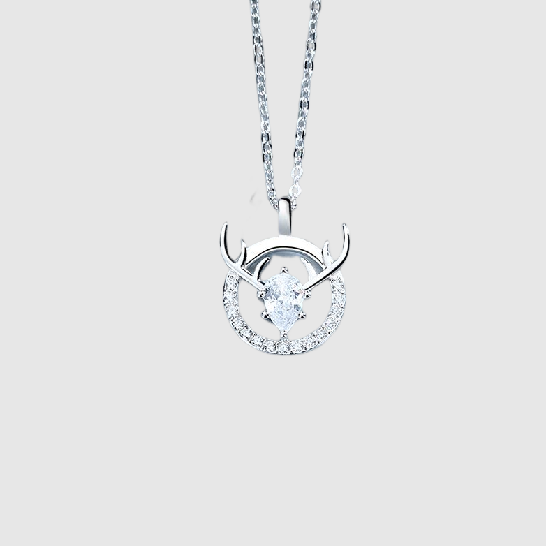 Antler Pendant Clavicle Chain Gifts for Her