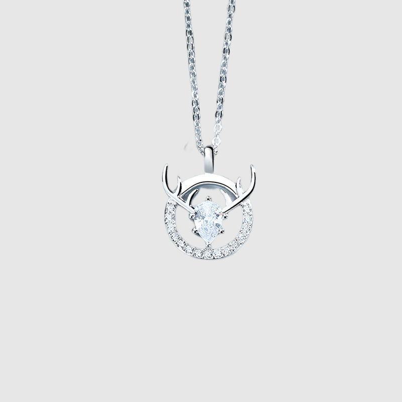 Antler Pendant Clavicle Chain Lover Gift