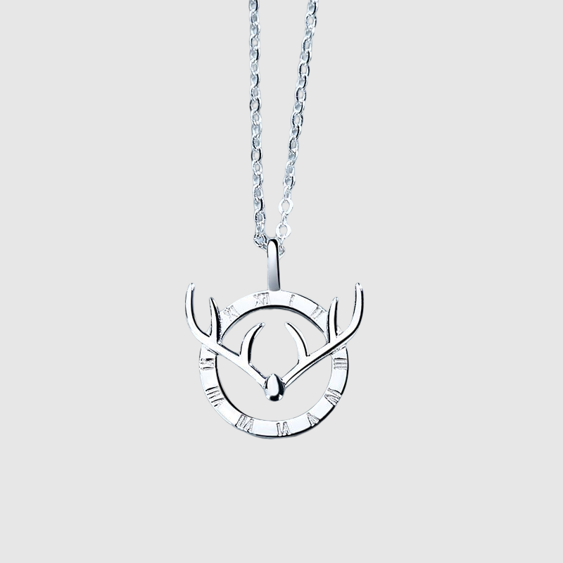 Antler Pendant Clavicle Chain Lover Gift