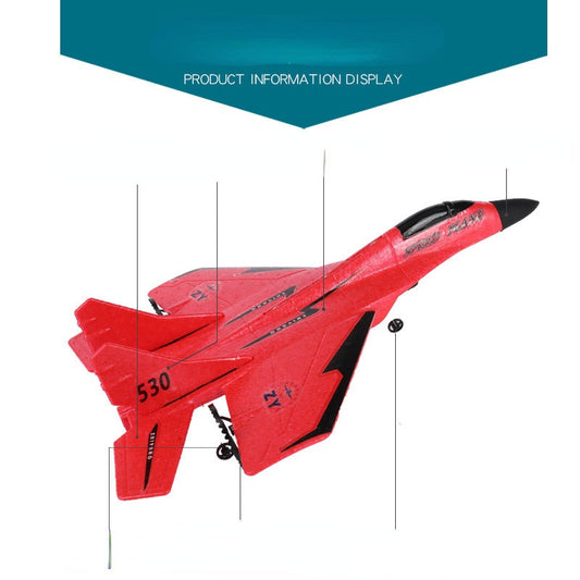 Remote Control Aircraft Fighting Aircraft Ground Stand Luminous Glider