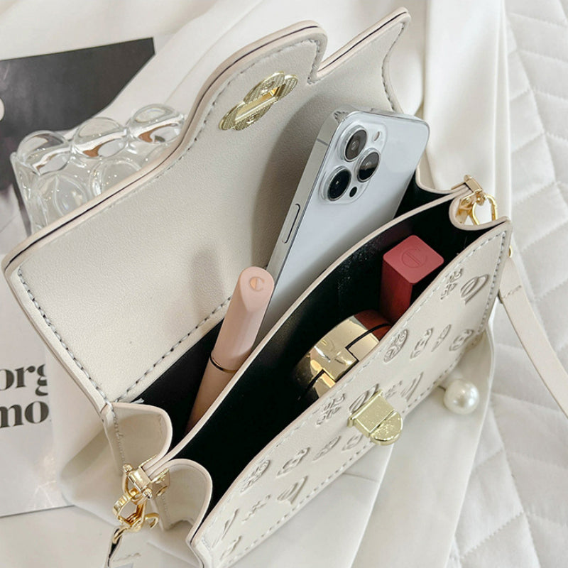 DIY Cherry Blossom Elements Messenger Handbags