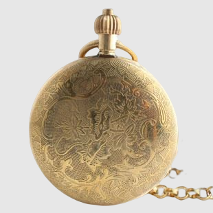Antique Really Copper Pocket Watch Mechanical Watch Gifts for Men