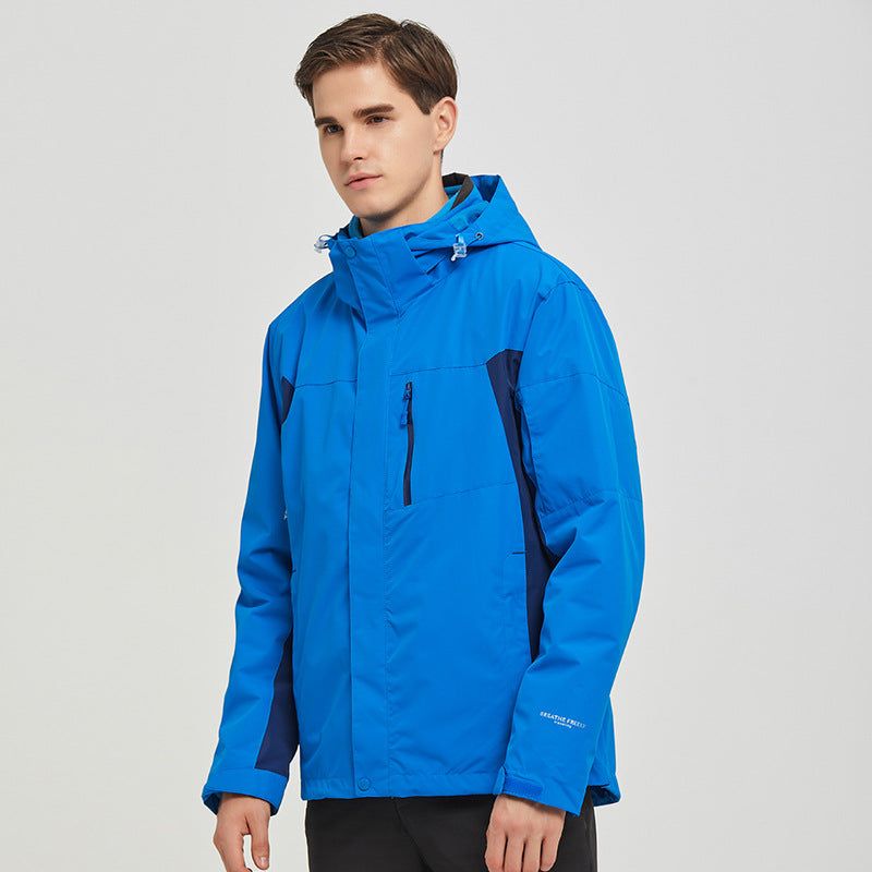 Couple's Stormsuit Sports Outdoor Men's and Women's Two-piece Suit Stormsuit