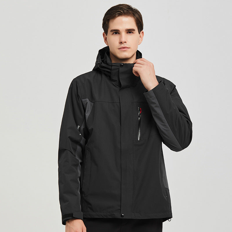 Couple's Stormsuit Sports Outdoor Men's and Women's Two-piece Suit Stormsuit