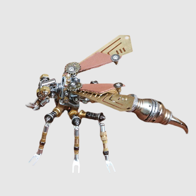 Mechanisches Insektenmodell, manuelles Gezeitenspiel, Libellendekoration, DIY-Spielzeug, kreatives Geburtstagsgeschenk