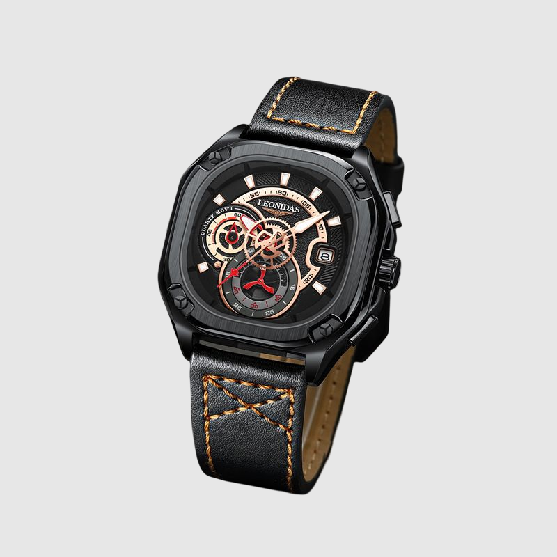 New Square Watch Men's Senior Brand Waterproof Trend Sports Mechanical noctilucence Watch Gifts for Men