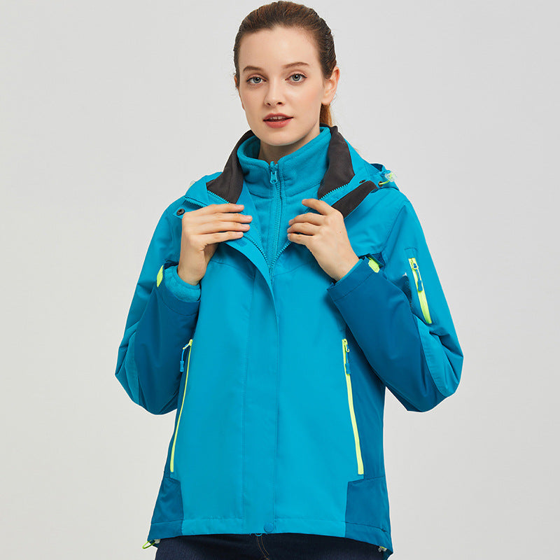Couple's Stormsuit Sports Outdoor Men's and Women's Two-piece Suit Stormsuit