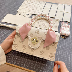 DIY Cherry Blossom Elements Messenger Handbags
