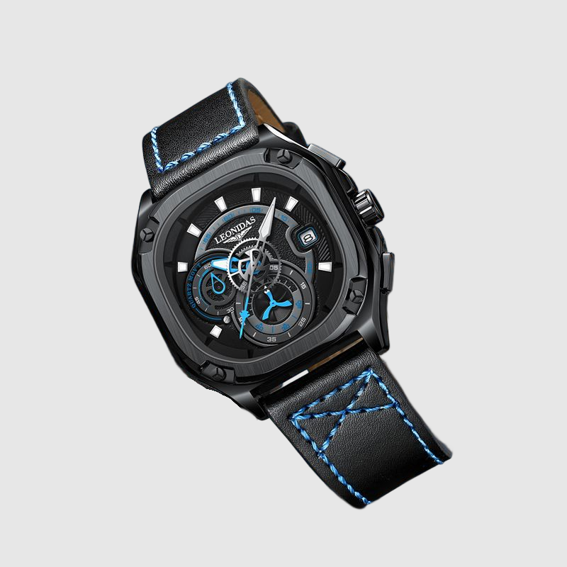 New Square Watch Men's Senior Brand Waterproof Trend Sports Mechanical noctilucence Watch Gifts for Men