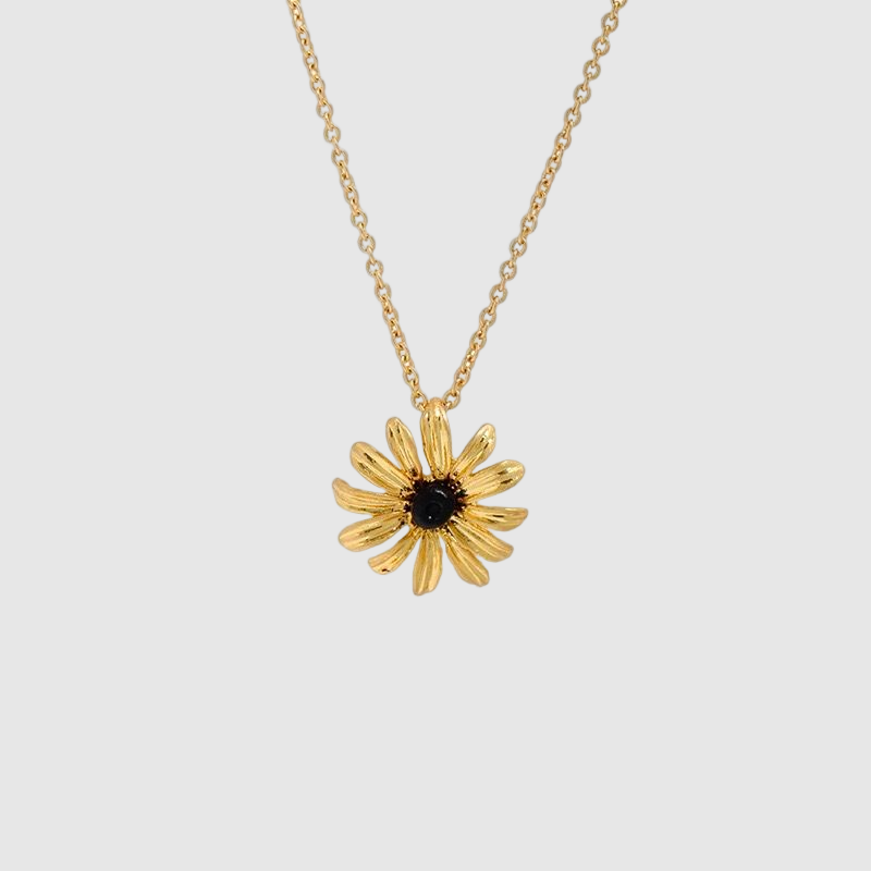 Black-eyed Susan Flower Temperament Necklace for Girlfriend