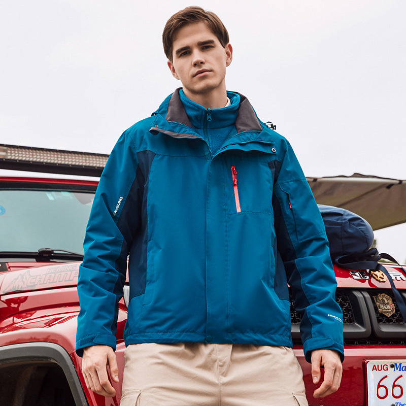 Couple's Stormsuit Sports Outdoor Men's and Women's Two-piece Suit Stormsuit